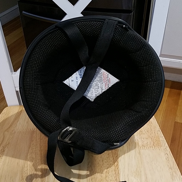 zox Accessories Zox Black Banos Black Half Helmet Poshmark